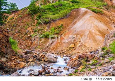 (群馬県)万座温泉 空吹展望台 (群馬県)万座温泉 空吹展望台 55935969