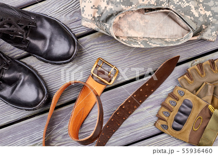 Military outfit equipment. 55936460