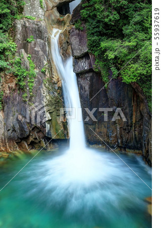 柿其渓谷　牛ヶ滝 55937619