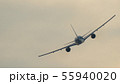 夕方伊丹空港から離陸する飛行機11 55940020