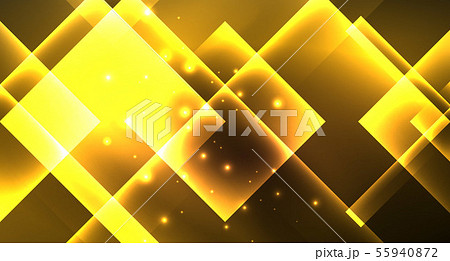 Shiny neon design square shape abstract background. Retro vector abstract design banner template Shiny neon design square shape abstract background. Retro vector abstract design banner template 55940872