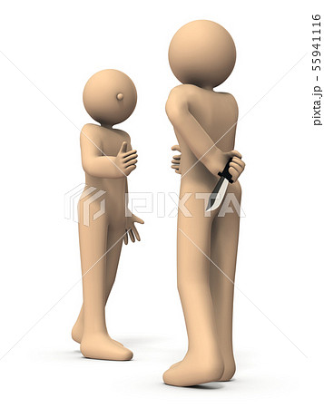 裏切りの罠を表すアブストラクト 55941116