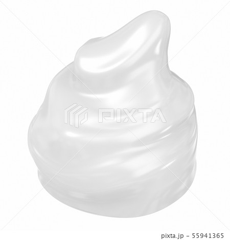white foam isolated on white 55941365