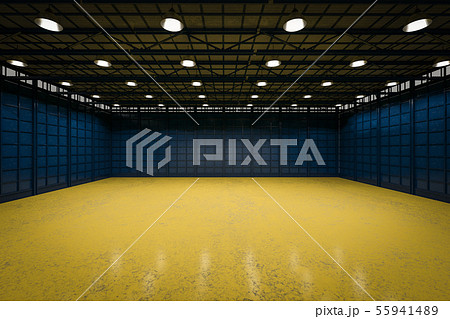 interior empty factory 55941489