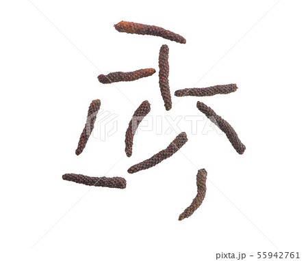 Long pepper isolated on white background 55942761