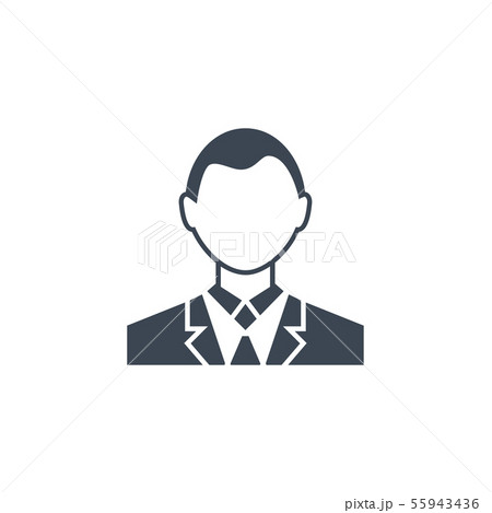 User Sign Flat related vector glyph icon. 55943436