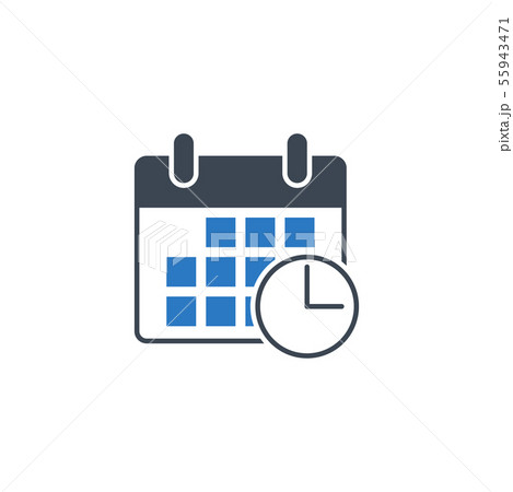 イラスト素材: Calendar with Clock related vec