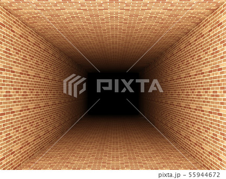 ダンジョン明レンガ一方通行のイラスト素材