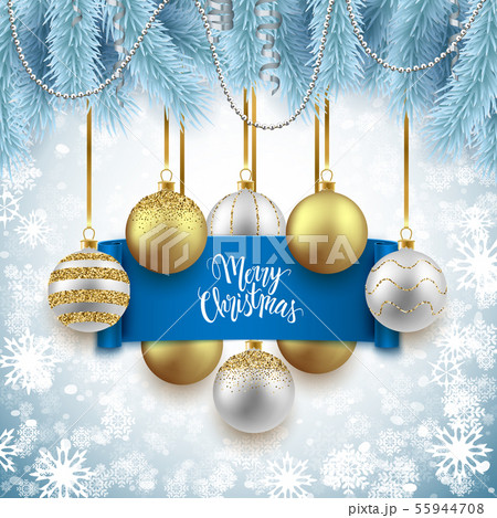 Christmas and New Year festive design, decorative 55944708