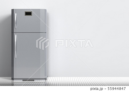 grey fridge with blank space 55944847