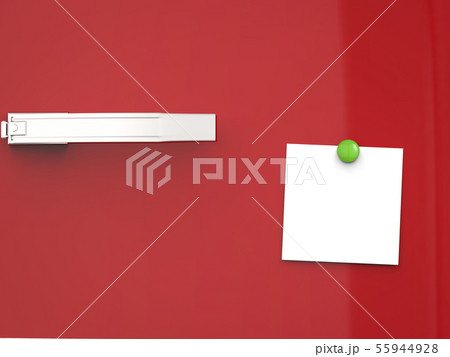 empty note on refrigerator empty note on refrigerator 55944928