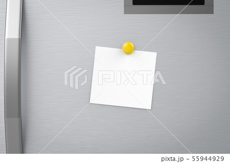 empty note on refrigerator empty note on refrigerator 55944929