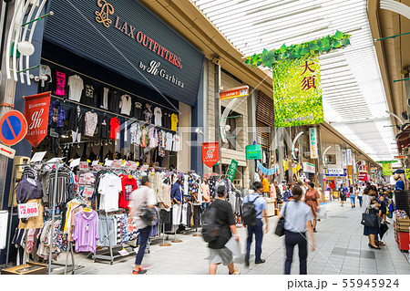 名古屋市中区 大須商店街 万松寺通商店街 街並 LAX OUTFITTERS 大須店 名古屋市中区 大須商店街 万松寺通商店街 街並 LAX OUTFITTERS 大須店 55945924