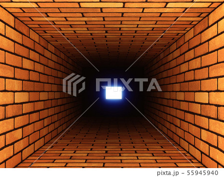 ダンジョンレンガ一方通行のイラスト素材