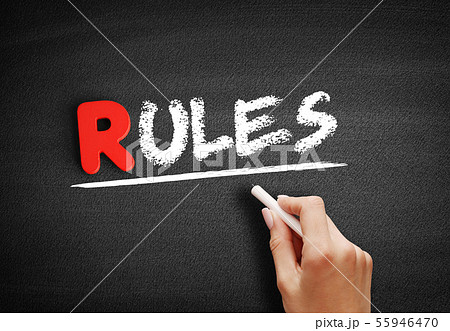 Rules text on blackboard 55946470
