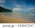The beach it bueatiful in Ao nang, Krabi, Thailand 55947247