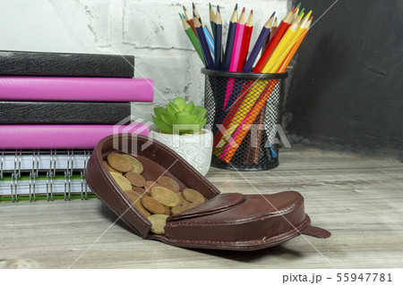 Back to school concept with pile of books Back to school concept with pile of books 55947781