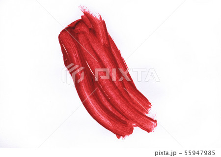 Lipstick stroke isolated on white. Lipstick stroke isolated on white. 55947985