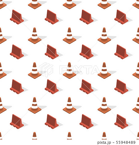 Seamless background from a set of signs road 55948489