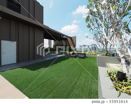 タイ・バンコク 「ザ・ギャラリー・コンドミニアム・ベーリン」 ルーフトップガーデン 屋上 タイ・バンコク 「ザ・ギャラリー・コンドミニアム・ベーリン」 ルーフトップガーデン 屋上 55951614