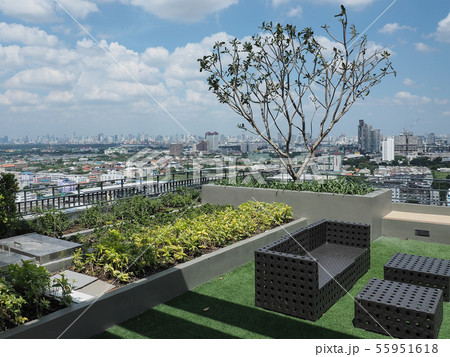 タイ・バンコク 「ザ・ギャラリー・コンドミニアム・ベーリン」 ルーフトップガーデンからの眺望 タイ・バンコク 「ザ・ギャラリー・コンドミニアム・ベーリン」 ルーフトップガーデンからの眺望 55951618