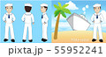 sailor character illustration sea ship marine ocea 55952241