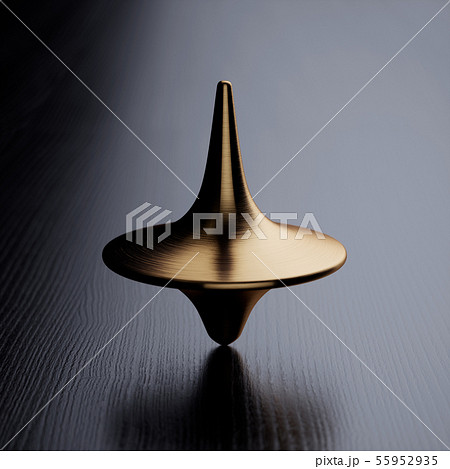 Spinning golden top 55952935