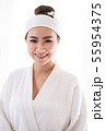 Asian women in spa dresses 55954375