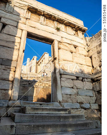 Propylaea entrance to Acropolis in Athens, Greece 55955498