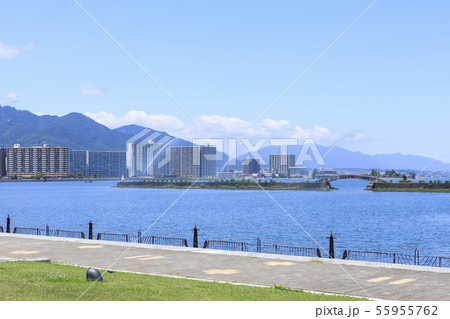 滋賀県・琵琶湖・びわこ花噴水 55955762