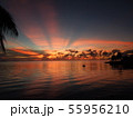 チューク島の夕日 55956210