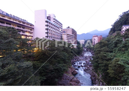 鬼怒川温泉　夕景 55958247