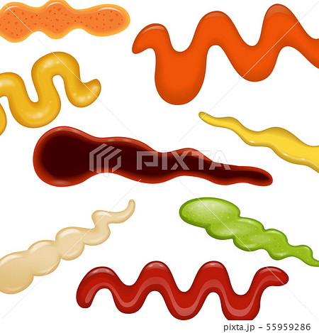 Tapas paste meals background pattern vector illustration. Menu elements for restaurant or food 55959286