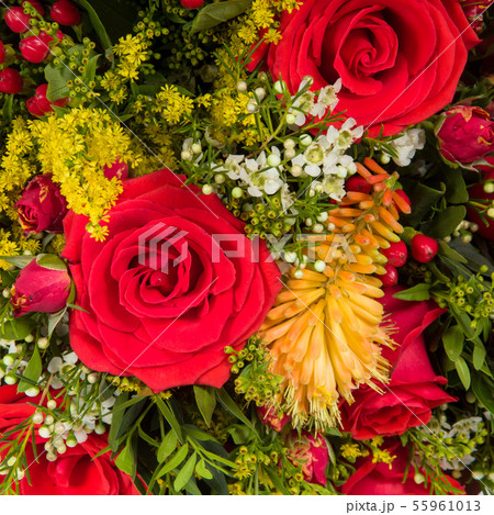 Beautiful flowers background for wedding scene Beautiful flowers background for wedding scene 55961013