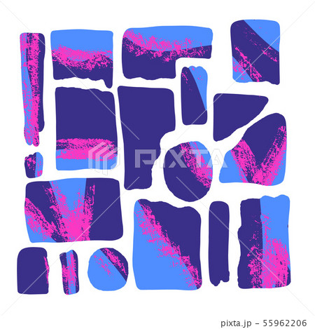 Set of random design elements. Vector collection. 55962206