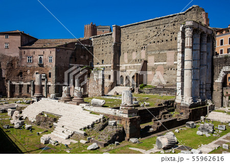 Ancient ruins of the Forum of Augustus in Rome Ancient ruins of the Forum of Augustus in Rome 55962616