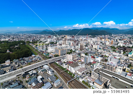 山形市内山形駅周辺市街 山形市内山形駅周辺市街 55963495