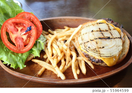 ハンバーガー 55964599