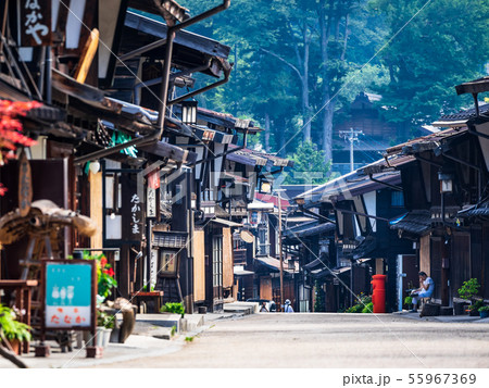 木曽路の宿場町 奈良井宿 木曽路の宿場町 奈良井宿 55967369