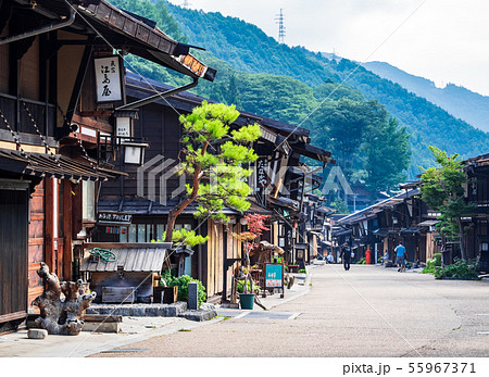 木曽路の宿場　奈良井宿 55967371