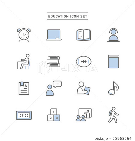EDUCATION ICON SET 55968564