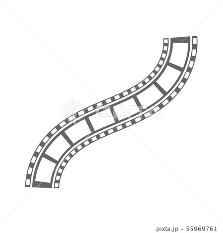 Film strip Cinema strip roll  blank slide frame  55969761