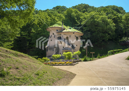 新緑のあけぼのこどもの森公園 きのこの家 新緑のあけぼのこどもの森公園 きのこの家 55975145