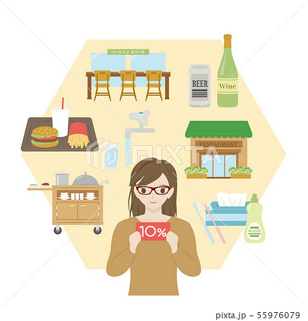 軽減税率　非対象品目 55976079