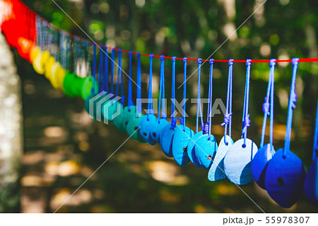 Bouldering holds set. Bouldering holds set. 55978307