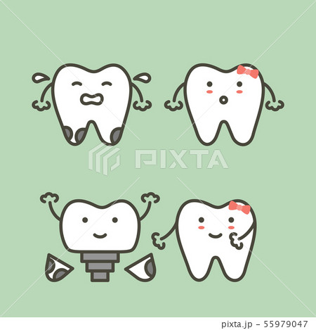 tooth implant, teeth change new root 55979047