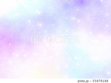 夢幻星空背景のイラスト素材 [55979198] - PIXTA