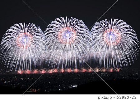 【夏イメージ】花火大会 55980725