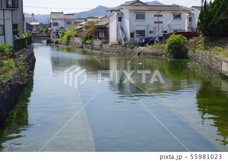 萩浜崎地区の河口の景色 55981023