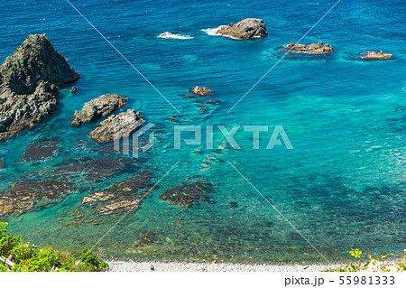 積丹岬の島武意海岸 積丹岬の島武意海岸 55981333